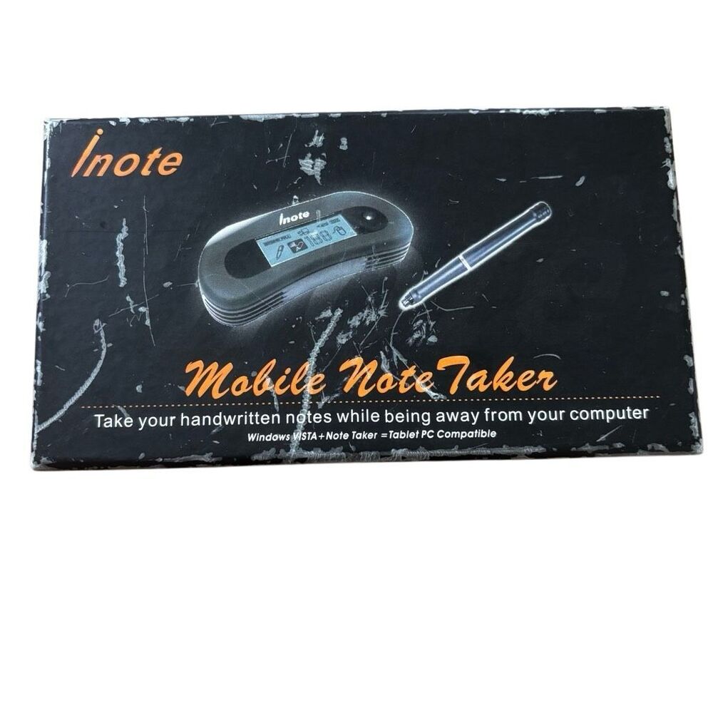 VTG iNote Mobile Note Taker Digital Pen & Receiver Set - Windows Vista Open Box